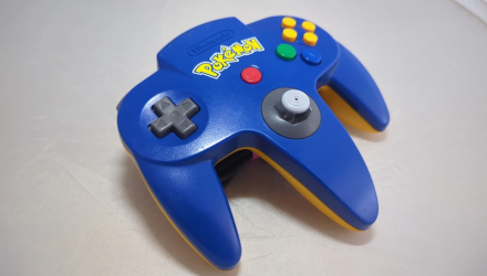 Геймпад Дротовий Nintendo N64 NUS-005 Pokemon Limited Edition Blue 1.9m Б/У - Retromagaz, image 3
