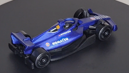 Машинка Базова Hot Wheels Williams Racing Formula 1 Track Aces 1:64 JBC07 Blue - Retromagaz, image 2