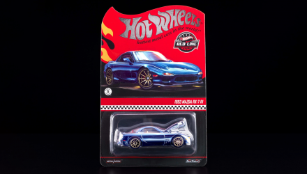 Машинка Premium Hot Wheels 1993 Mazda RX-7 R1 Red Line Club RLC 1:64 JCP16 Blue - Retromagaz, image 1