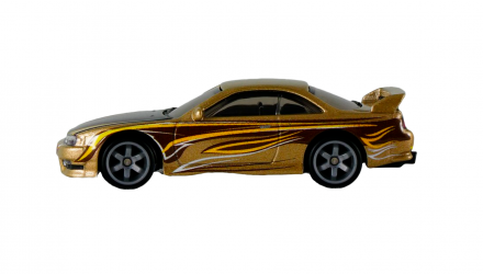 Машинка Premium Hot Wheels Nissan 240SX (S14) Fast & Furious 1:64 GJR64 Gold - Retromagaz, image 5