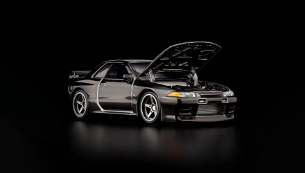 Машинка Premium Hot Wheels Nissan Skyline GT-R (BNR34) Red Line Club RLC 1:64 JJY54 Black - Retromagaz, image 3