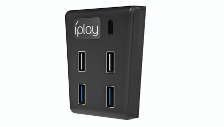 Адаптер iPlay PlayStation 5 Fat USB Type-C Hub Black Новый - Retromagaz, image 2