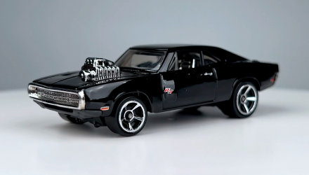 Тематична Машинка Hot Wheels '70 Dodge Charger R/T Fast & Furious 1:64 HNR88/HNT11 Black - Retromagaz, image 2