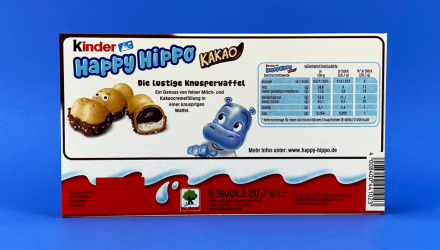 Набор Батончик Kinder Happy Hippo Cocoa 5 Pieces 103g 10шт - Retromagaz, image 3