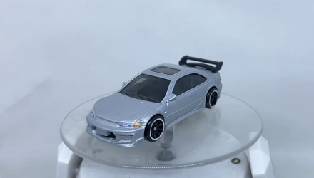 Тематическая Машинка Hot Wheels 1993 Honda Civic Coupé EX EJ1 Fast & Furious 1:64 JKX20 Silver - Retromagaz, image 1