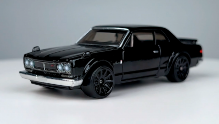 Тематическая Машинка Hot Wheels 1971 Nissan Skyline H/T 2000 GT-R Fast & Furious 1:64 HNR88/HNT15 Black - Retromagaz, image 2