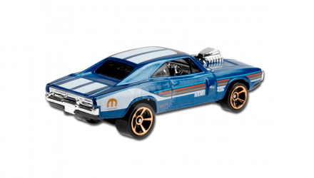 Машинка Базовая Hot Wheels '70 Dodge Charger R/T Muscle Mania 1:64 GHD07 Blue - Retromagaz, image 3