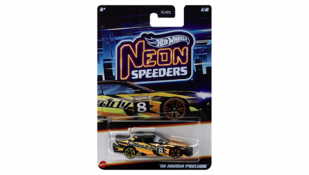Тематическая Машинка Hot Wheels '98 Honda Prelude Neon Speeders 1:64 JCB00 Black - Retromagaz, image 1