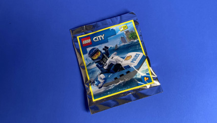 Конструктор Lego Фігурка Policeman with Jet Ski Foil Pack City 952207 cty1475 Новий - Retromagaz, image 1