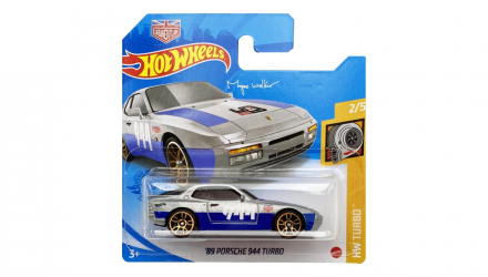 Машинка Базовая Hot Wheels '89 Porsche 944 Turbo Magnus Walker Turbo 1:64 GRY56 Silver - Retromagaz, image 1