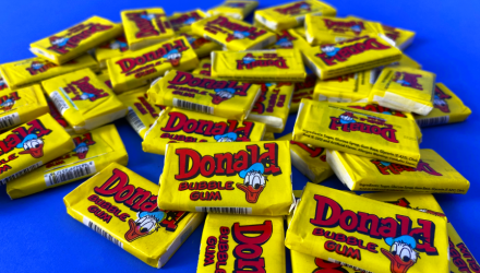 Набор Жевательная Резинка 100шт Donald Bubble Gum Red Blue Yellow Green 4,5g - Retromagaz, image 3