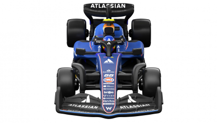 Машинка Premium Hot Wheels Atlassian Williams Racing (#55 Carlos Sainz Jr.) 1:64 JKD85 Blue - Retromagaz, image 4