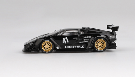 Машинка Premium MINI GT Lamborghini Countach LB-WORKS 1:64 MGT01081-CH Black - Retromagaz, image 3