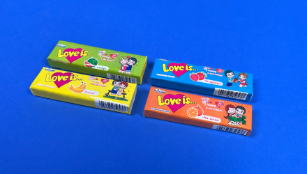 Набір Жувальна Гумка 20шт Love is... Пластинки 13g - Retromagaz, image 1