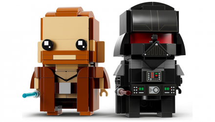 Конструктор Lego Brick Headz Обі-Ван Кенобі та Дарт Вейдер Star Wars 40547 Новий - Retromagaz, image 2
