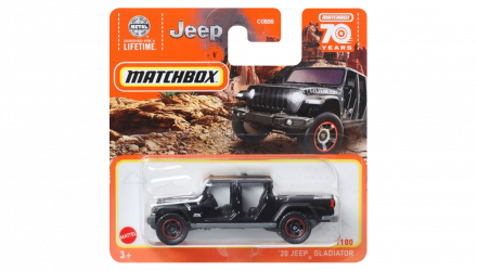 Машинка Велике Місто Matchbox '20 Jeep Gladiator Off-Road 1:64 HLD26 Black - Retromagaz, image 1