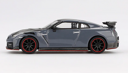 Машинка Premium MINI GT Nissan GT-R Nismo 2024 1:64 MGT00868-CH Grey - Retromagaz, image 4