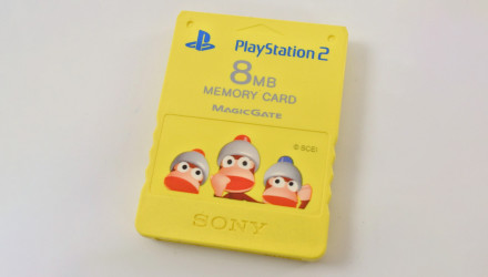 Карта Памяти Sony PlayStation 2 SCPH-10020 Saru Getchu aka Ape Escape Limited Edition 8MB Yellow Б/У - Retromagaz, image 1