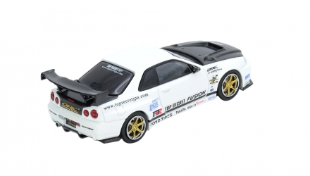 Машинка Premium INNO64 TOP SECRET R34 1:64 IN64-R34TS-WHI White - Retromagaz, image 2