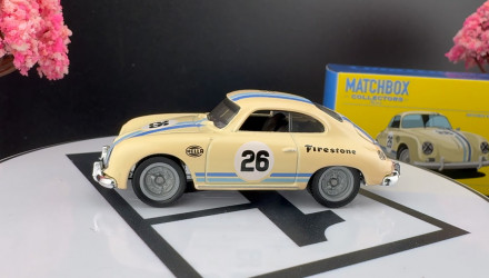 Машинка Premium Matchbox Porsche Porsche 356A Collectors 1:64 JJW11 Brown - Retromagaz, image 3