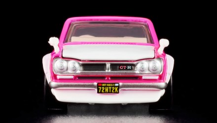 Машинка Premium Hot Wheels 1972 Skyline H/T 2000GT-R Red Line Club RLC 1:64 JKC01 Pink - Retromagaz, image 4