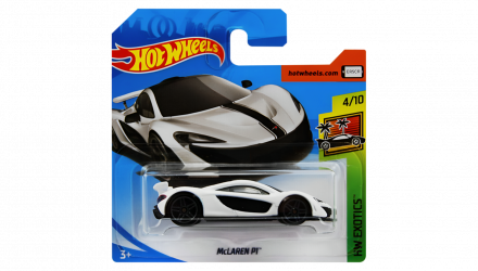 Машинка Базова Hot Wheels McLaren P1 Exotics 1:64 FJY00 White - Retromagaz, image 1