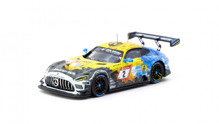 Машинка Premium Tarmac Works Mercedes-AMG GT3 Nürburgring 24h 2020 #02 1:64 T64-062-20NUR02 Blue - Retromagaz, image 1