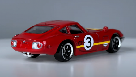 Тематическая Машинка Hot Wheels Toyota 2000GT Vintage Racing Club 1:64 HRT81/HRV07 Red - Retromagaz, image 3