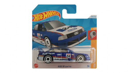 Машинка Premium Hot Wheels Audi '90 Quattro Turbo 1:64 HTC64 Blue - Retromagaz, image 1