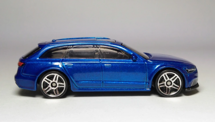 Машинка Базовая Hot Wheels '17 Audi RS 6 Avant Factory Fresh 1:64 FYC11 Metallic Blue - Retromagaz, image 4