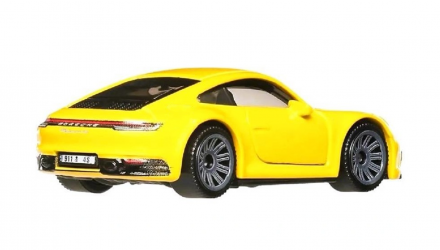 Тематическая Машинка Matchbox Porsche 911 Carrera 4S Moving Parts 1:64 JBW88 Yellow - Retromagaz, image 2