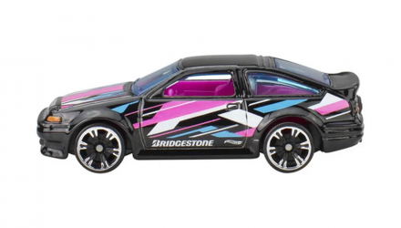 Тематическая Машинка Hot Wheels Toyota AE-86 Corolla Neon Speeders 1:64 JCB03 Black - Retromagaz, image 4