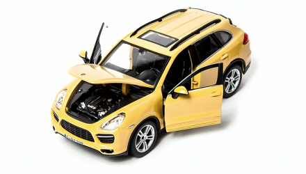 Машинка Bburago Porsche Cayenne Turbo 1:24 Yellow - Retromagaz, image 4