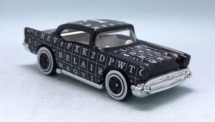 Машинка Базова Hot Wheels '57 Chevy Art Cars 1:64 HTB75 Black - Retromagaz, image 1