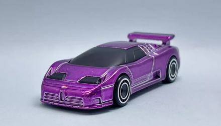 Машинка Базова Hot Wheels '94 Bugatti EB110 SS Super Treasure Hunt STH Race Day 1:64 JCB45 Purple - Retromagaz, image 1