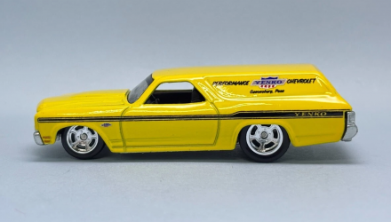 Машинка Premium Hot Wheels '70 Chevy Chevelle SS Wagon Fast Wagons 1:64 JBK67 Yellow - Retromagaz, image 3