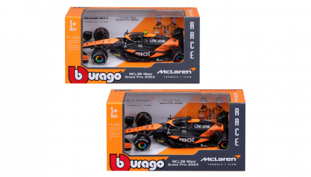 Машинка Bburago McLaren F1 MCL38 1:43 Orange - Retromagaz, image 3