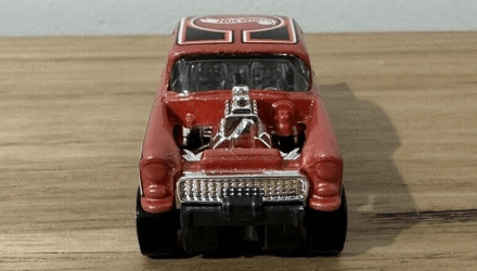 Машинка Базовая Hot Wheels '55 Chevy Bel Air Gasser Reverse Rake 1:64 HTB90 Orange - Retromagaz, image 4