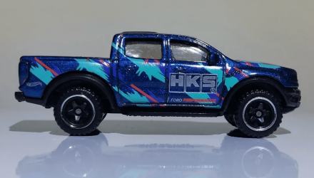 Машинка Базова Hot Wheels '19 Ford Ranger Raptor HKS Hot Trucks 1:64 HTD05 Blue - Retromagaz, image 3