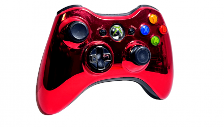 Геймпад Бездротовий Microsoft Xbox 360 Chrome Series Red Б/У - Retromagaz, image 4