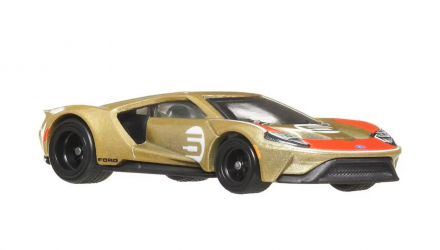 Машинка Premium Hot Wheels '17 Ford GT Boulevard 1:64 JBL15 Gold - Retromagaz, image 1