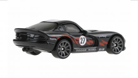 Машинка Базовая Hot Wheels '96 Dodge Viper GTS HW Torque 1:64 JJK50 Black - Retromagaz, image 2
