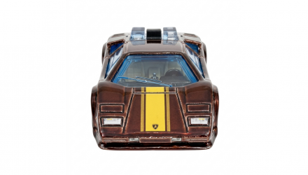 Тематическая Машинка Hot Wheels Lamborghini Countach Pace Car The Hot Ones 1:64 JKX52 Brown - Retromagaz, image 3