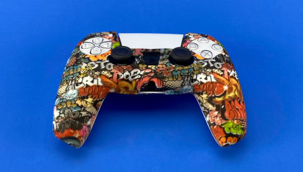 Чохол Силіконовий RMC PlayStation 5 Graffiti Stack Orange Новий - Retromagaz, image 3