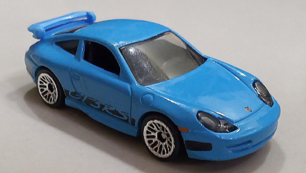 Тематическая Машинка Hot Wheels Porsche 911 GT3 RS Fast & Furious 1:64 DWF74 Light Blue - Retromagaz, image 3