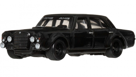 Машинка Premium Hot Wheels Mercedes-Benz 300 SEL 6.8 AMG Chase Thrill Climbers 1:64 JKF20 Black - Retromagaz, image 1