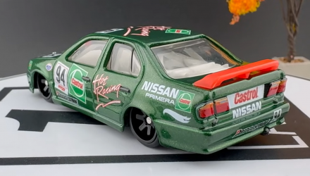 Машинка Premium Hot Wheels '94 Nissan Primera Boulevard 1:64 JBL31 Green - Retromagaz, image 2