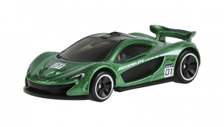 Тематична Машинка Hot Wheels McLaren P1 Hybrid Speed 1:64 JCB78 Green - Retromagaz, image 1