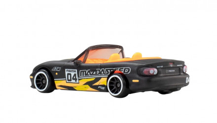 Тематическая Машинка Hot Wheels 2004 Mazda Mazdaspeed Miata Neon Speeders 1:64 JKY08 Black - Retromagaz, image 2