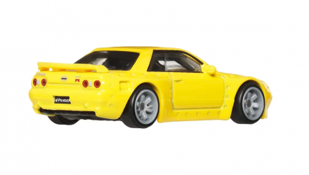 Машинка Premium Hot Wheels Nissan Skyline GT-R (R32) Pandem Ronin Run 1:64 JBK88 Yellow - Retromagaz, image 2